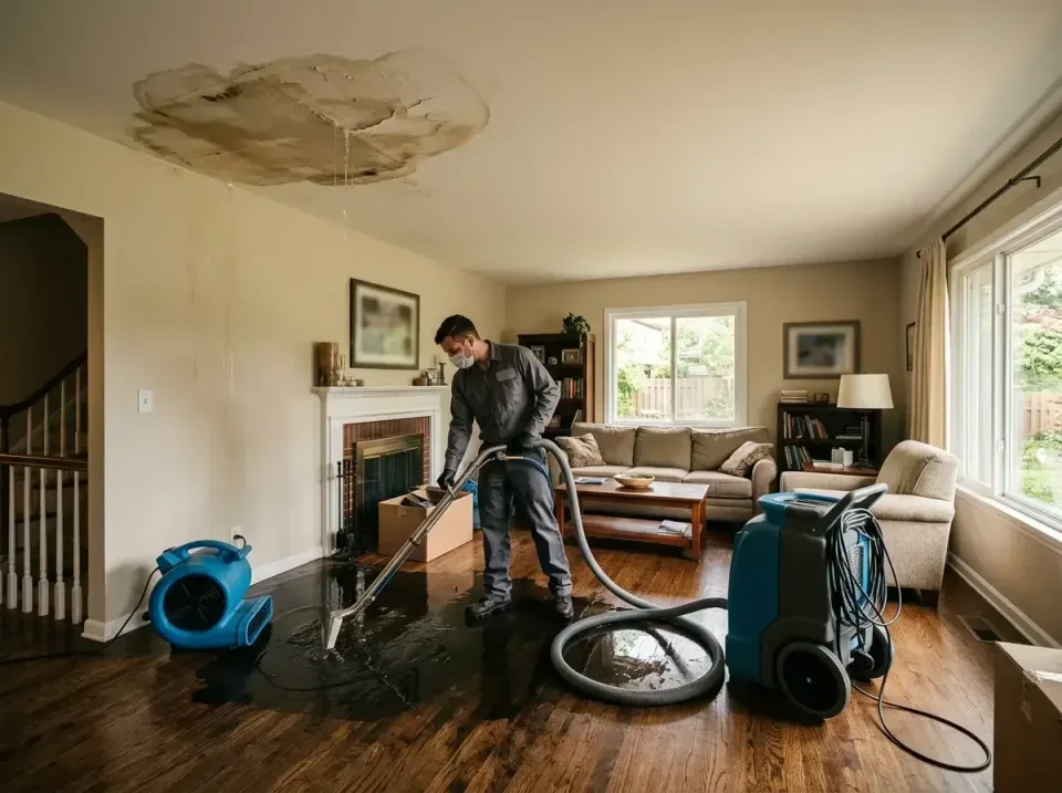 attic-pipe-burst-ceiling-drip-008 — frequently asked questions, Water Damage Restoration & Carpet Care in Westminster, MD